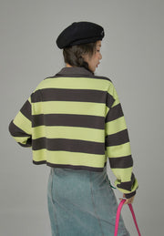 Here We Go Again Stripes Sweatshirt