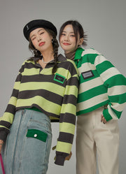 Here We Go Again Stripes Sweatshirt