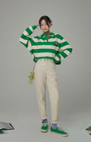 Here We Go Again Stripes Sweatshirt