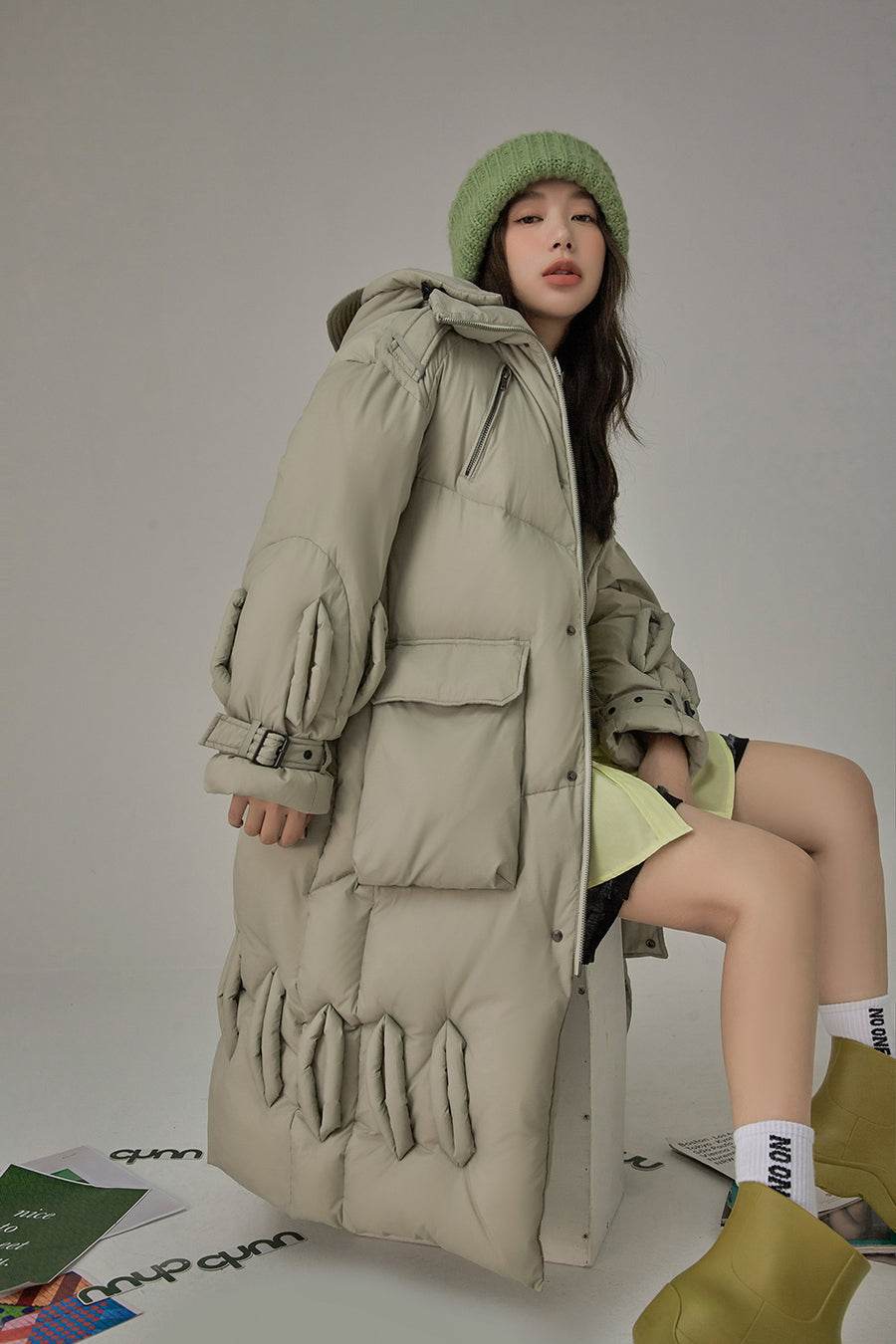 CHUU Looking For Something Extra Padded Coat
