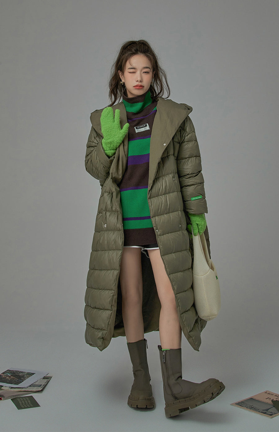 CHUU Some Common Expression Padded Coat