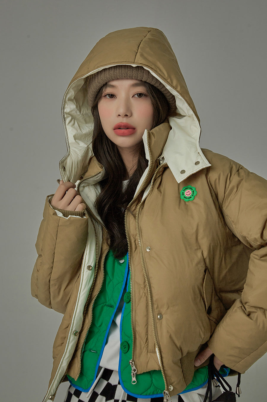 CHUU Fasten Your Seastbeals Padded Jacket