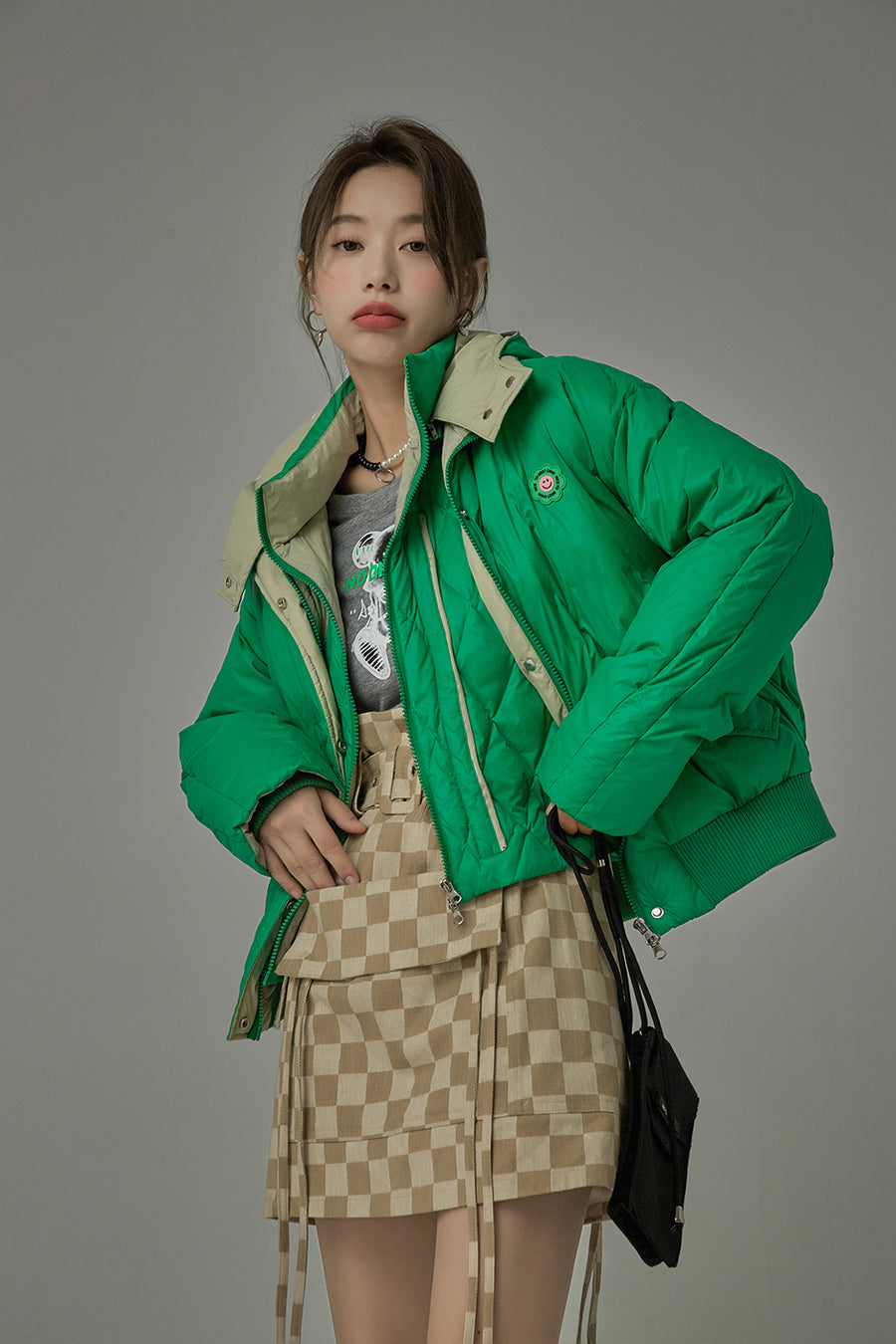 CHUU Fasten Your Seastbeals Padded Jacket