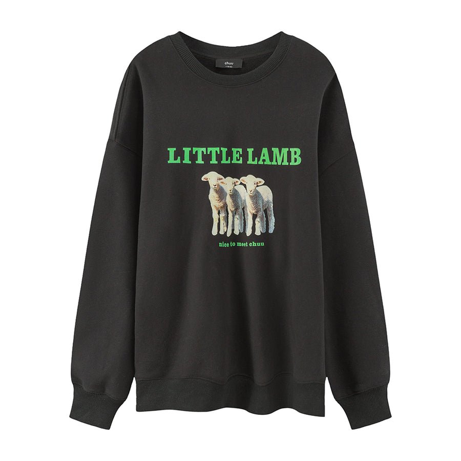 CHUU Little Lambs Are So CHUU Sweatshirt