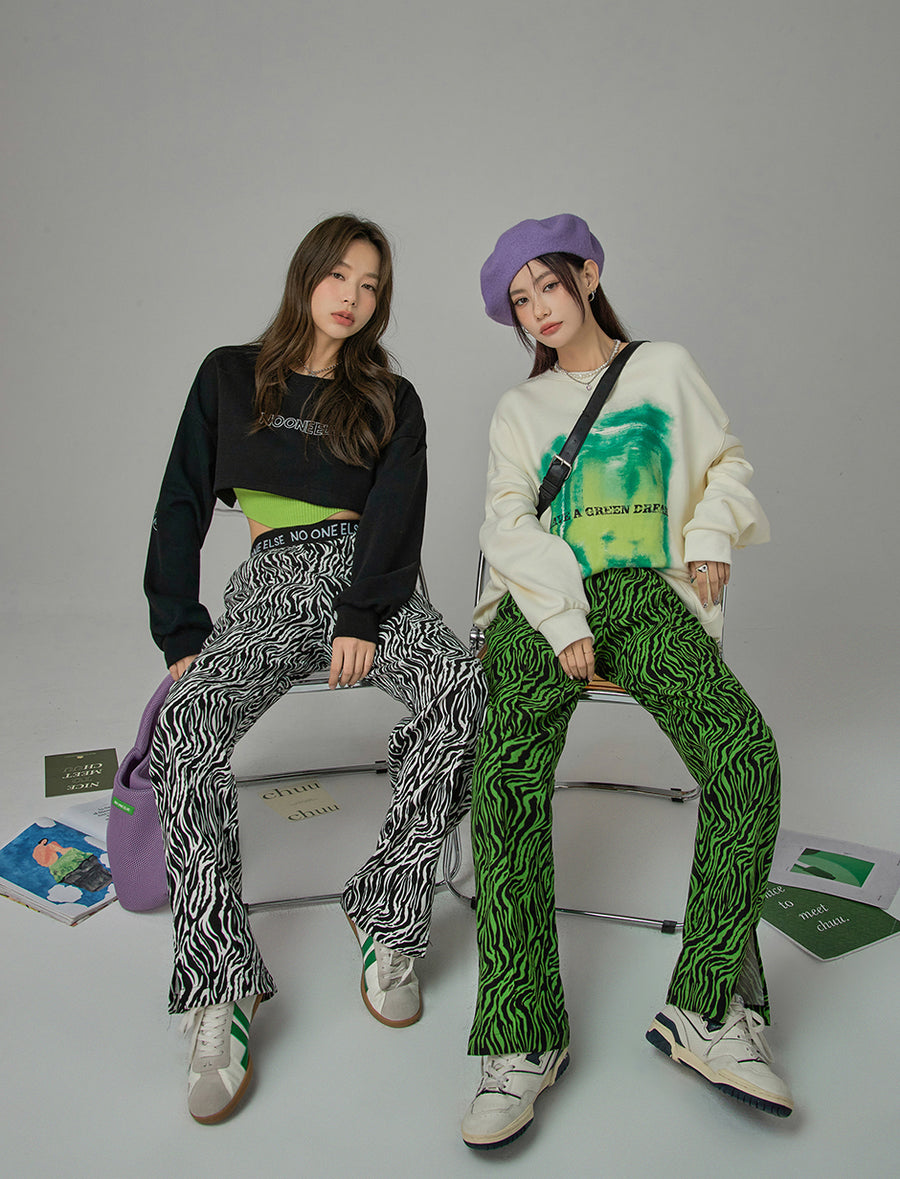 CHUU It Will Be Different Zebra Pants