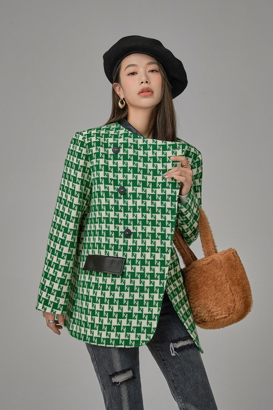 CHUU Show Me Promises Pattern Jacket