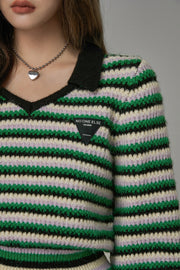 Perfect Recipe Stripes Knit Sweater