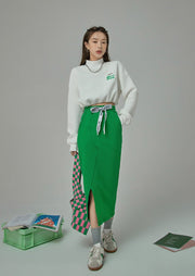 Stop The Rewind Slit Long Skirt