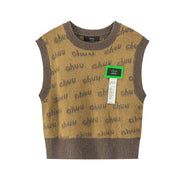 Embrace The Concept Lettering Knit Vest