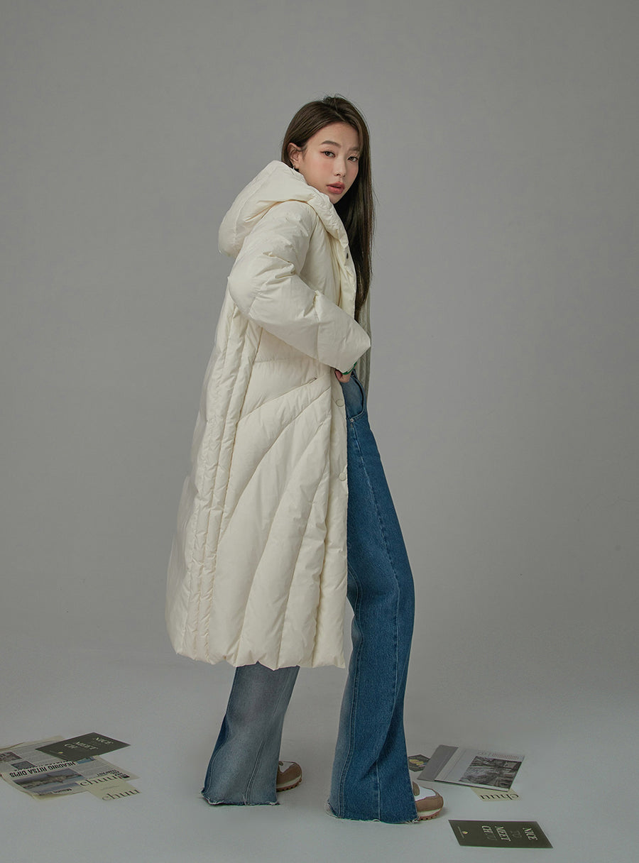 CHUU Making Me Special Long Padded Coat