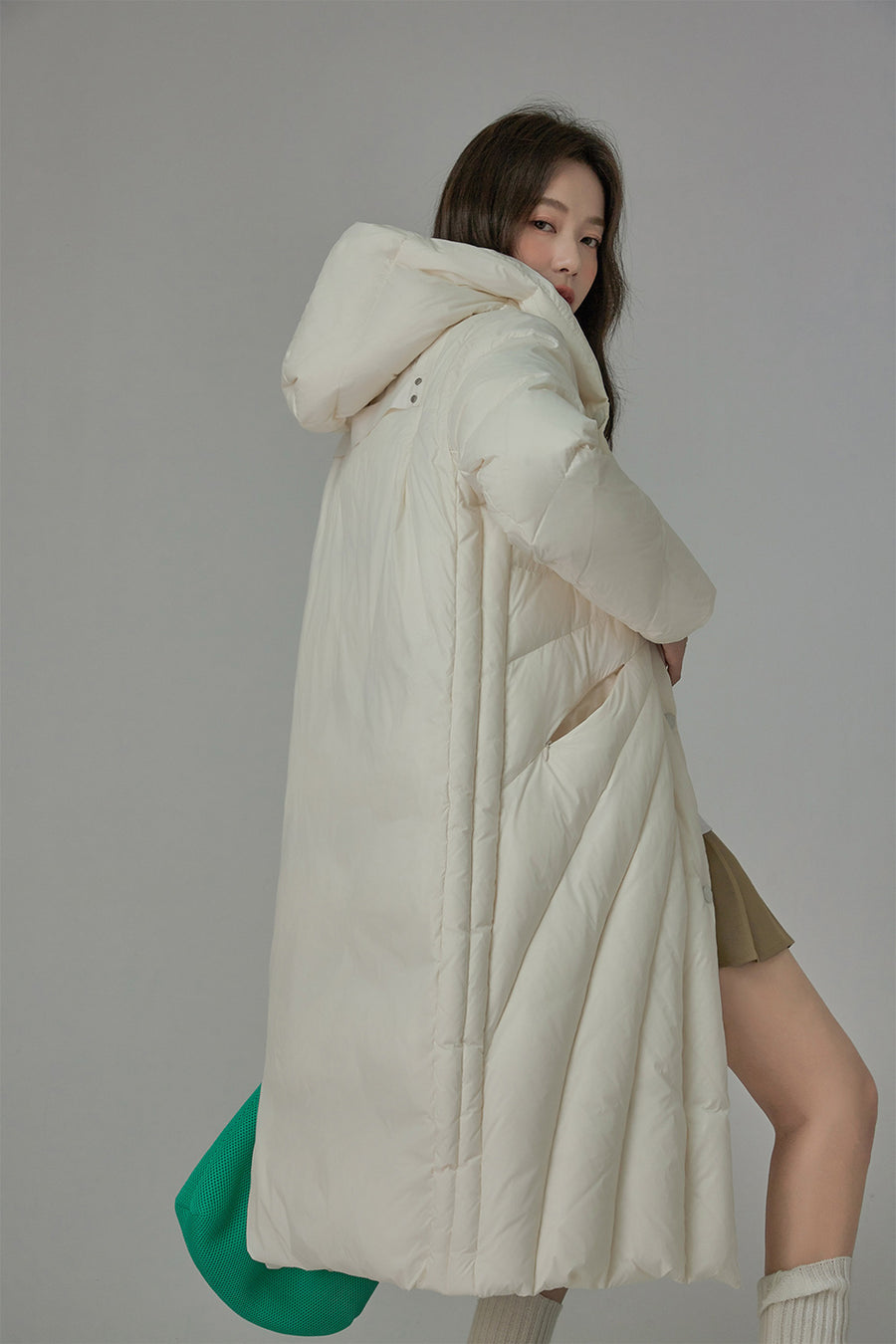 CHUU Making Me Special Long Padded Coat