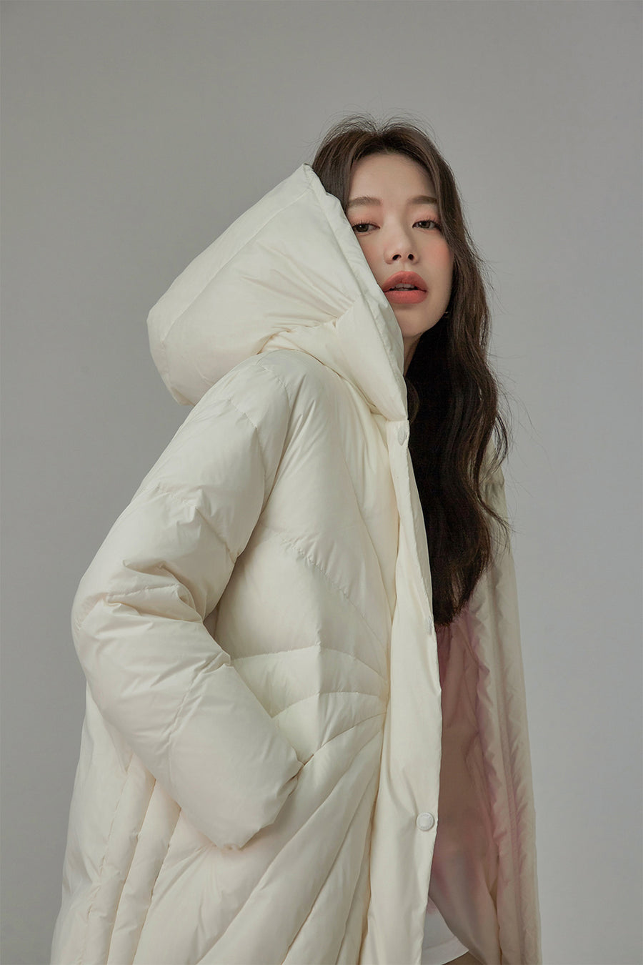 CHUU Making Me Special Long Padded Coat