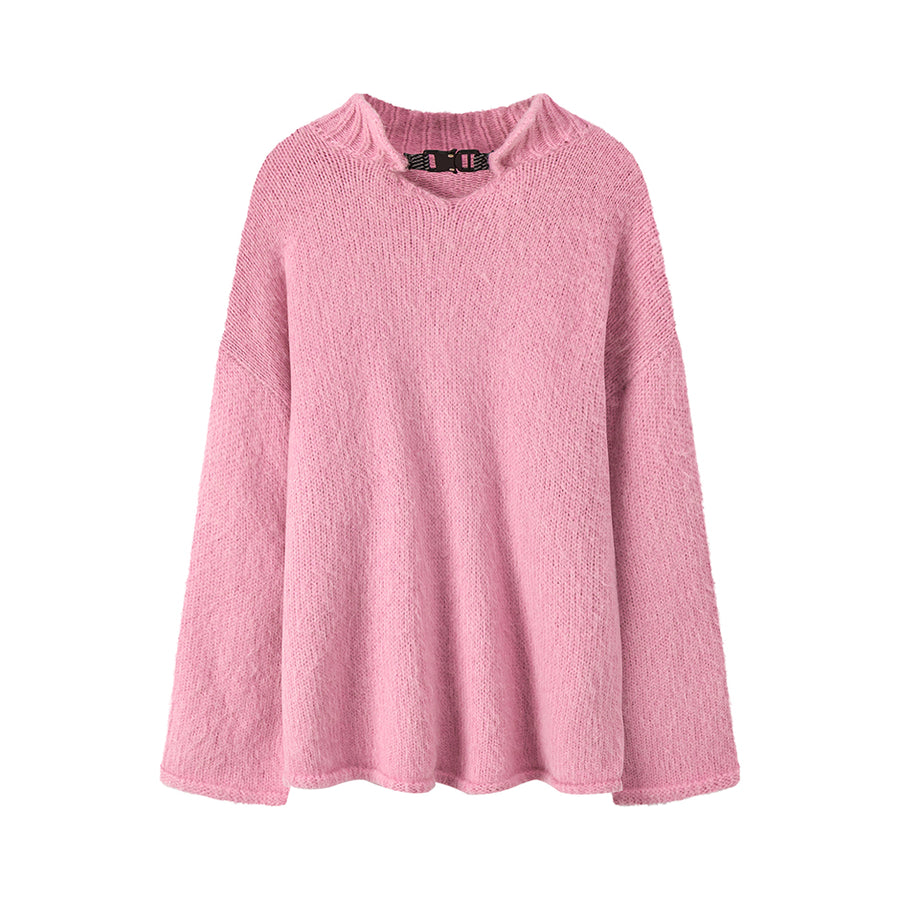 CHUU A Big Personality Long Knit Sweater