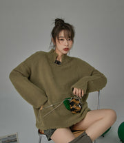 A Big Personality Long Knit Sweater