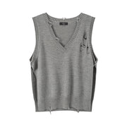 Not A Cliche Destroyed Knit Vest