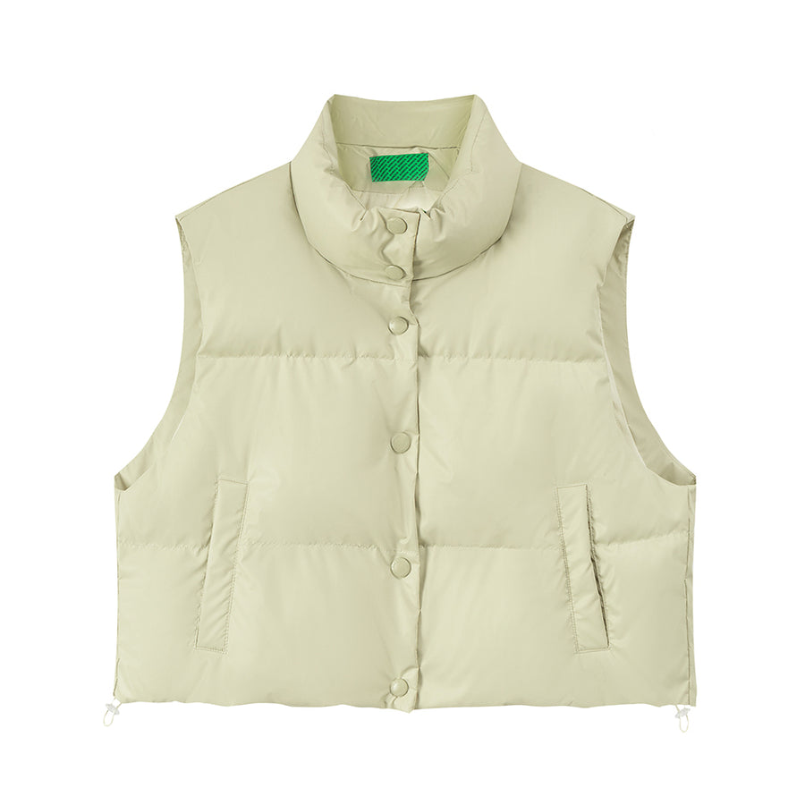 CHUU Feel Like Holidays Padded Vest