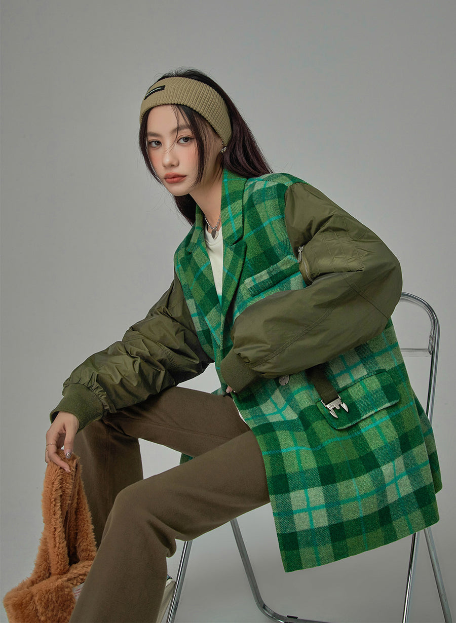 CHUU A Certain Charm Checkered Coat