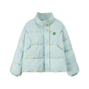 Water Painting Padded Jacket