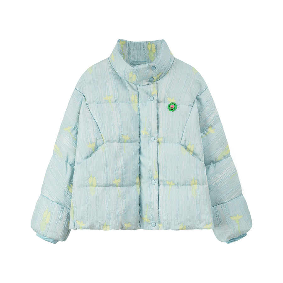 CHUU Water Painting Padded Jacket