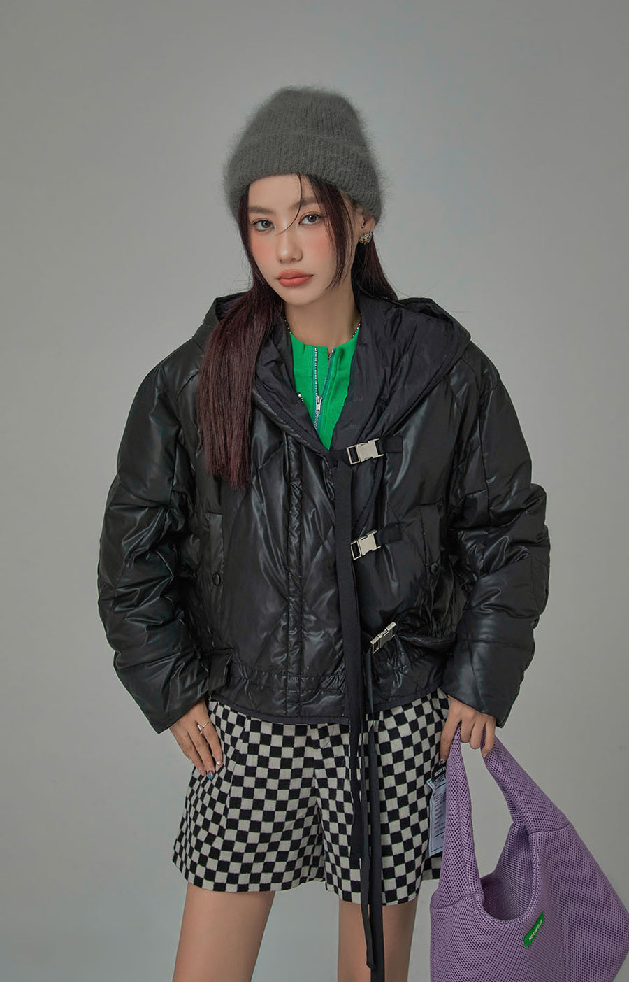 CHUU Sweet Present Of The Present Padded Jacket