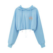 Bubble And Gum Cropped Hoodie