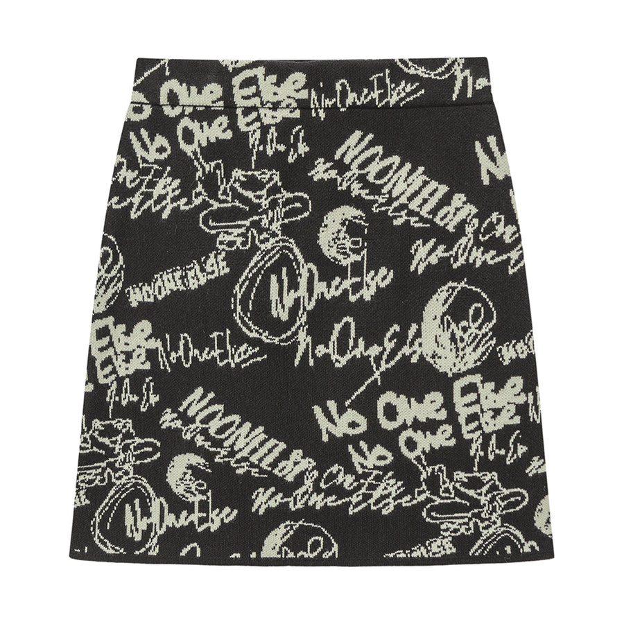 CHUU My Thoughts Matter Mini Skirt