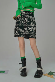 My Thoughts Matter Mini Skirt