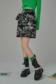 My Thoughts Matter Mini Skirt