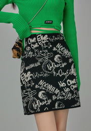 My Thoughts Matter Mini Skirt