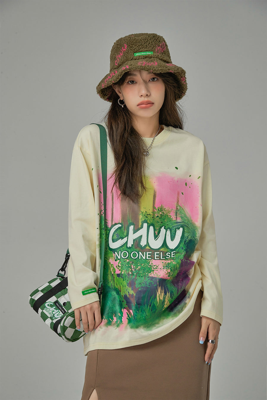 CHUU A Jungle Out There Printed Top