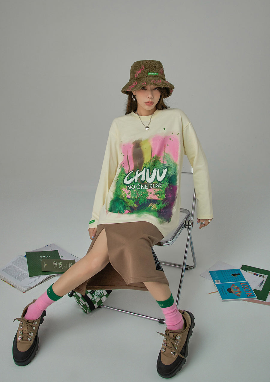 CHUU A Jungle Out There Printed Top