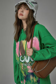 Lets Go Back To Me Printed Hoodie