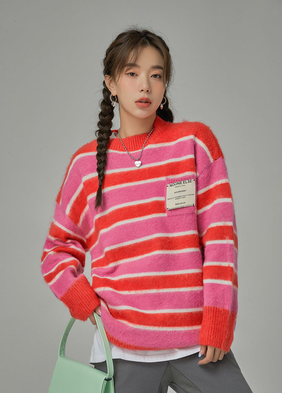 CHUU I Should Stay Knit Long Sweater