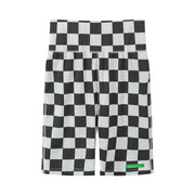 Here You Are Checkered Biker Leggings