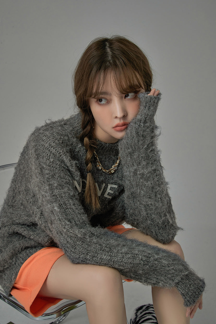 CHUU Time To Be Unique Knit Sweater