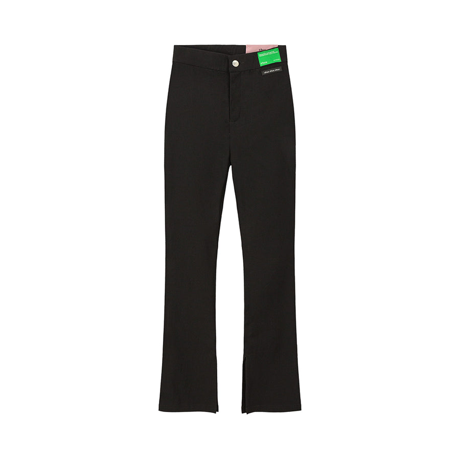CHUU Somebody Got You Slit Pants