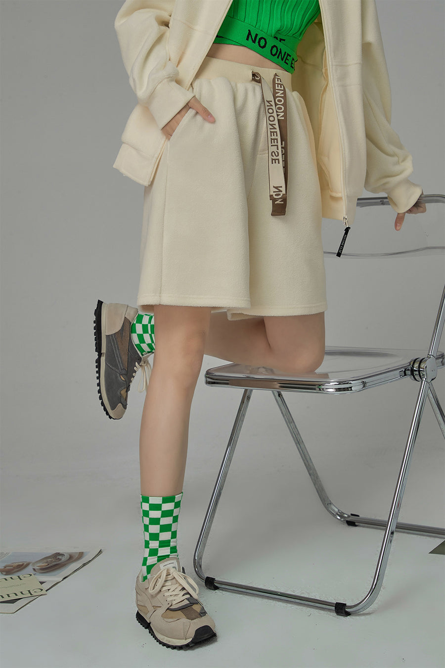 CHUU Thrill Of Creative Effort Bermuda Shorts