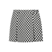 Sixty Seconds Of Happiness Checkered Skirt