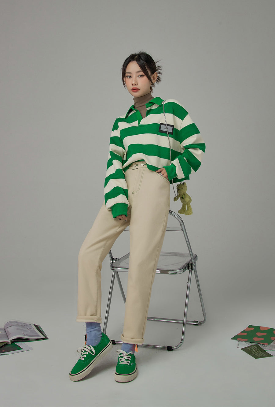 CHUU Embrace Your Weirdness Straight Pants