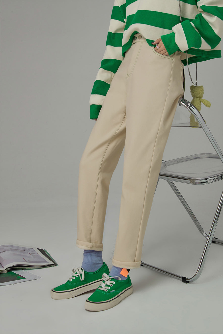 CHUU Embrace Your Weirdness Straight Pants