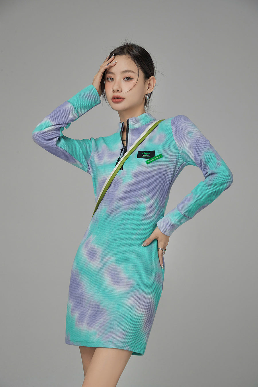 CHUU The Subtle Art Tie And Dye Dress
