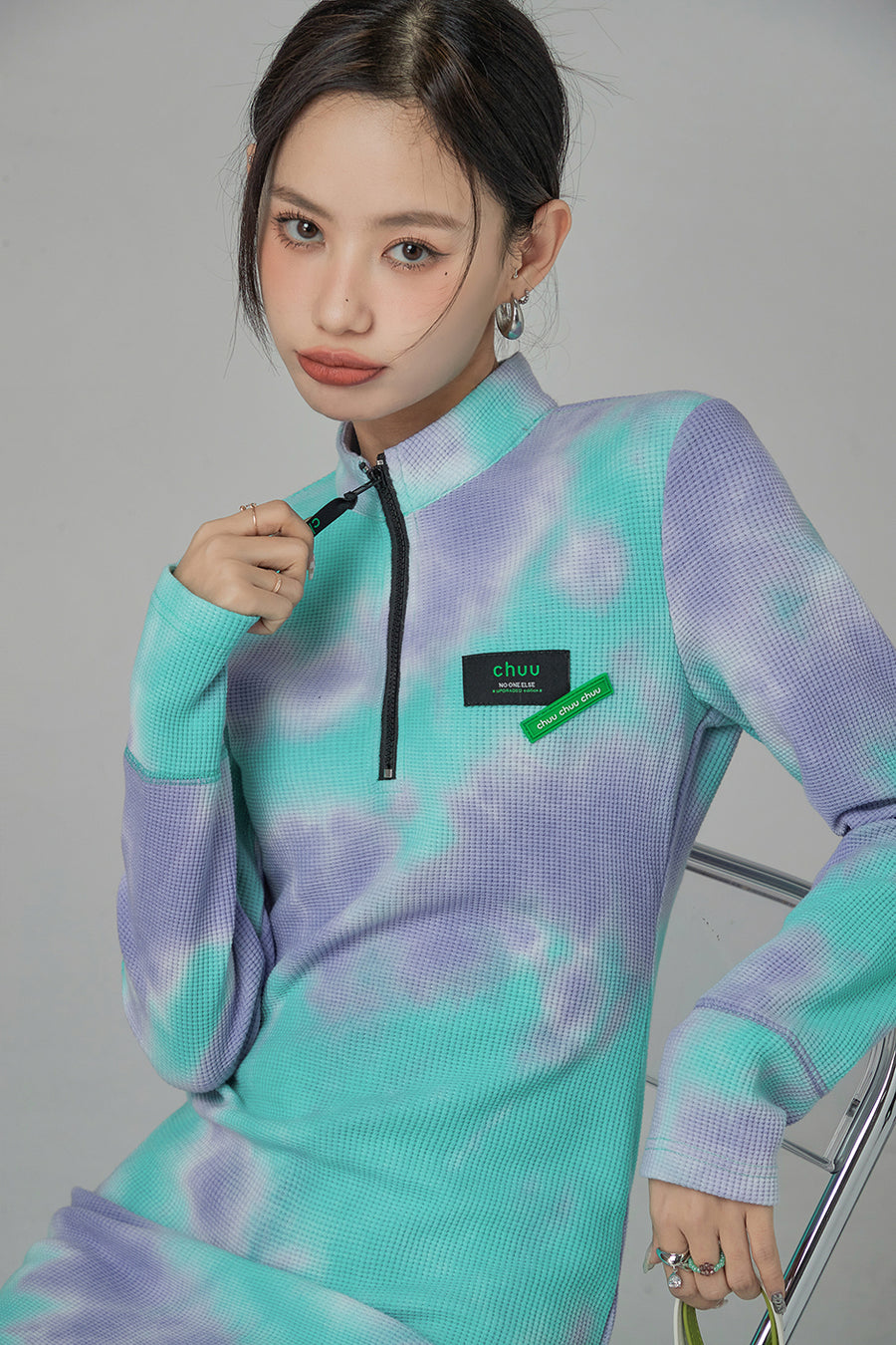 CHUU The Subtle Art Tie And Dye Dress