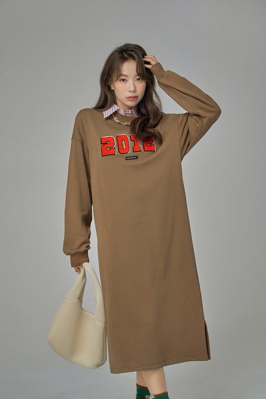 CHUU Bring Me Back To 2012 Sweater Dress