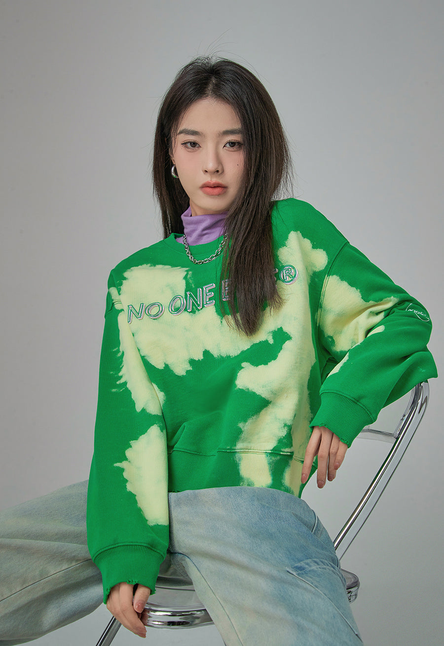 CHUU The Leader In You Tie And Dye Sweatshirt