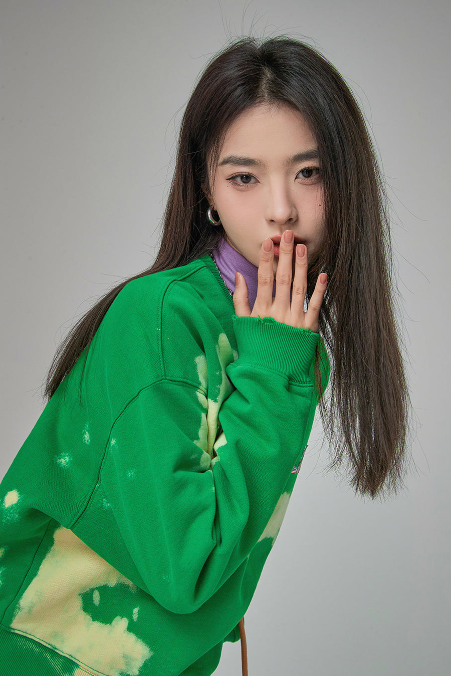 CHUU The Leader In You Tie And Dye Sweatshirt