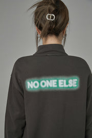 It Felt Like Heaven Half Zip-Up Sweatshirt