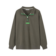 It Felt Like Heaven Half Zip-Up Sweatshirt