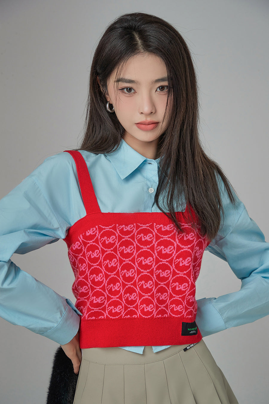 CHUU The Way To Know Me Knit Sleeveless Top