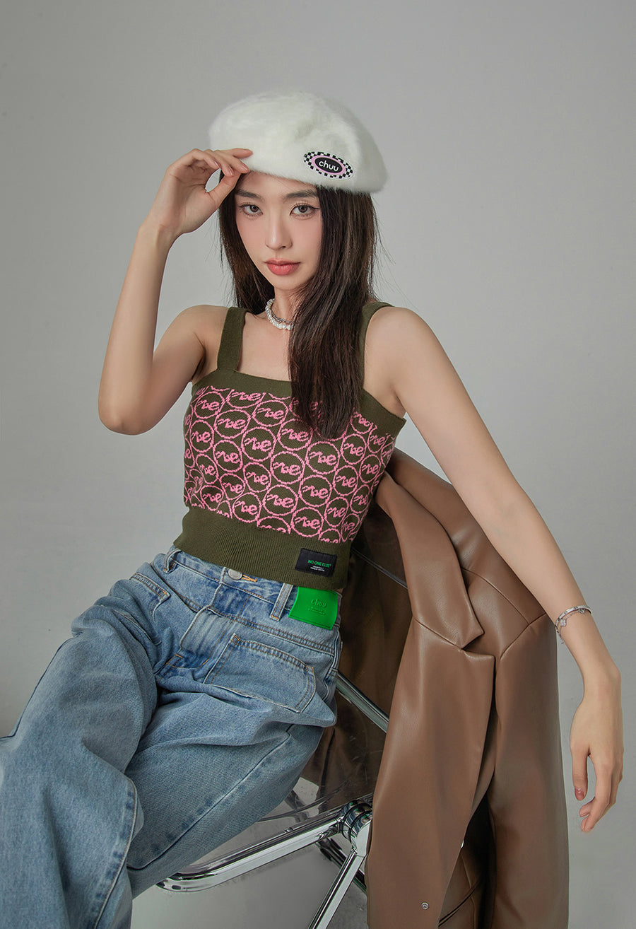 CHUU The Way To Know Me Knit Sleeveless Top
