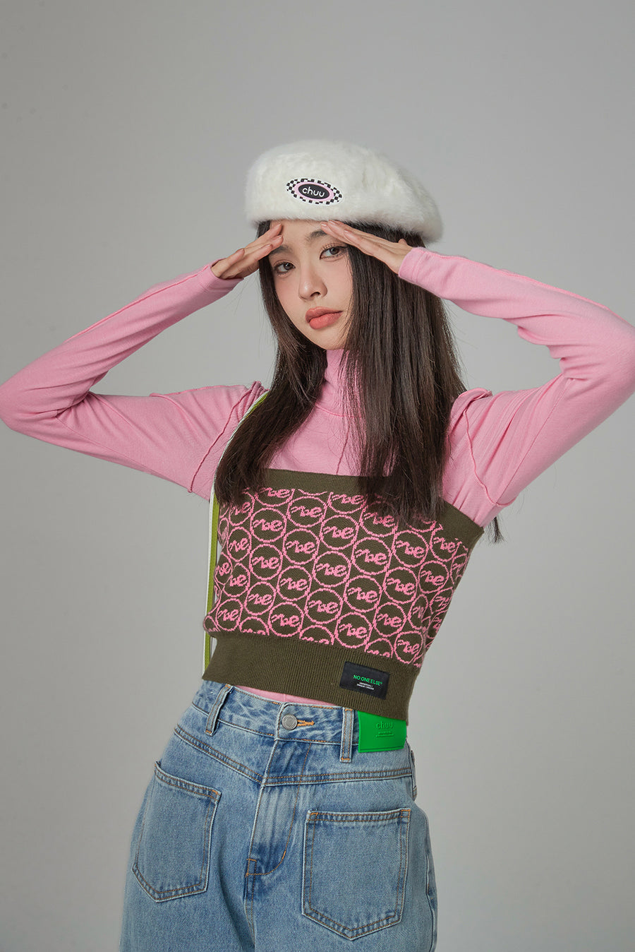 CHUU The Way To Know Me Knit Sleeveless Top